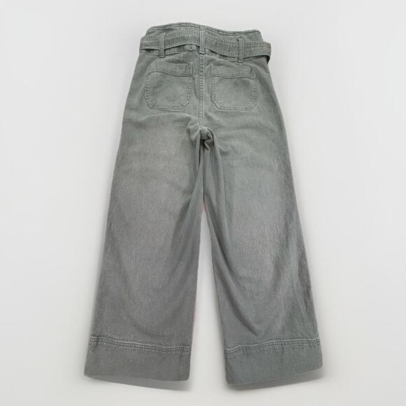 Madewell Women Utility Wide-Leg Pants Architect Green Size 0 - Picture 2 of 11